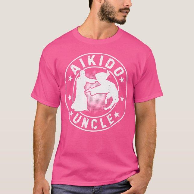 Aikido Fighter Uncle Aikido Uncle T-Shirt (Front)