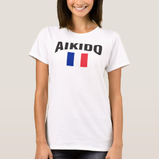 Aikido France French Flag T-Shirt