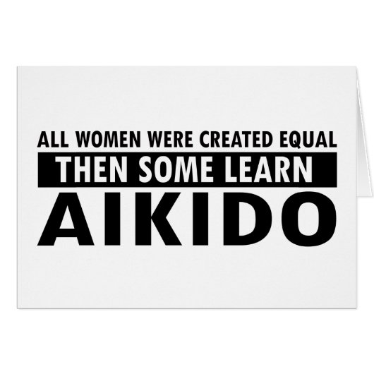 Aikido gift items cards (Front Horizontal)