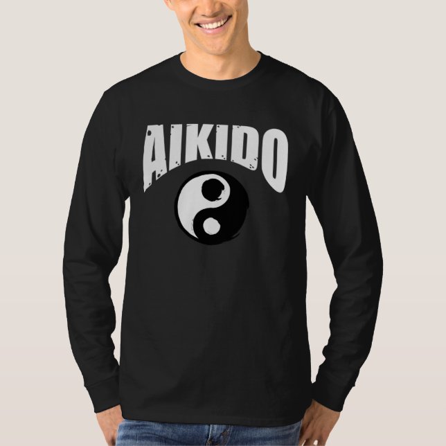 Aikido Instructors Aikidoka or Aikido Beginners T-Shirt (Front)