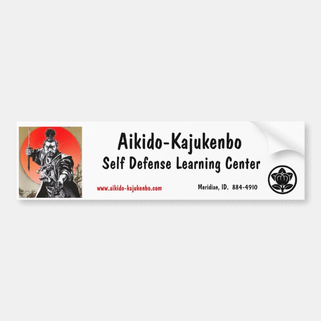 Aikido-Kajukenbo, Self Defe... Bumper Sticker (Front)