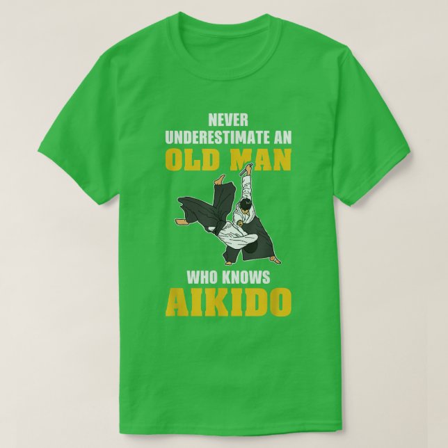 Aikido Martial Art Japan Aikidoka Martial Artist 5 T-Shirt (Design Front)