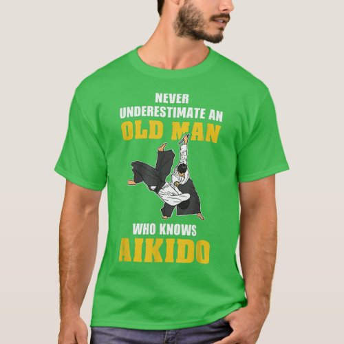 Aikido Martial Art Japan Aikidoka Martial Artist 5 T_Shirt