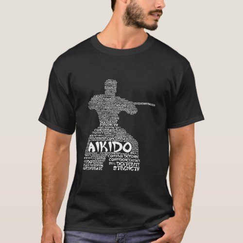 Aikido Martial Arts I Training And Combat Gift T_Shirt