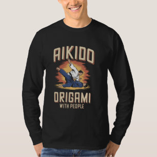 Aikido Origami Japanese Martial Arts for Trainers T-Shirt