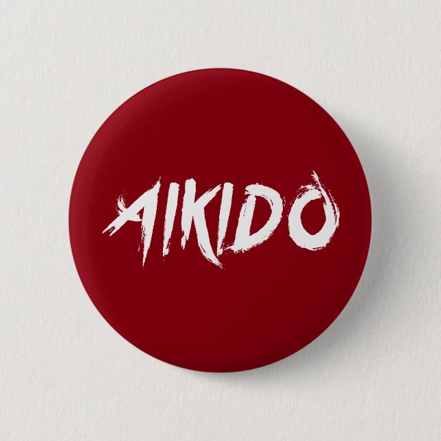 Aikido Pinback Button (Front)