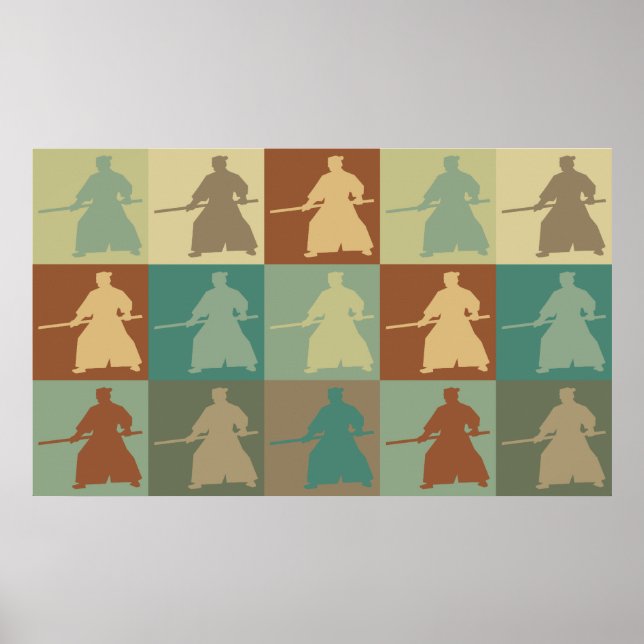 Aikido Pop Art Poster (Front)