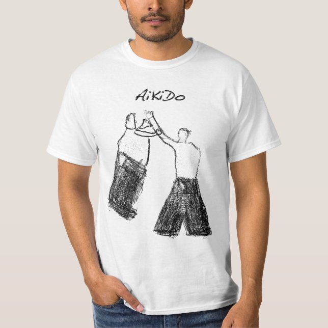 Aikido - Shomen-uchi Ikkyo T-Shirt (Front)