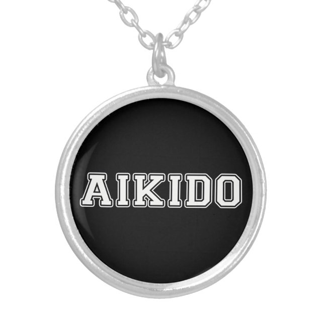 Aikido Silver Plated Necklace (Front)
