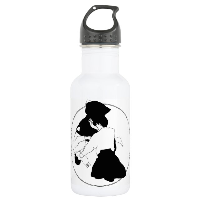 Aikido Stainless Steel Water Bottle (Front)