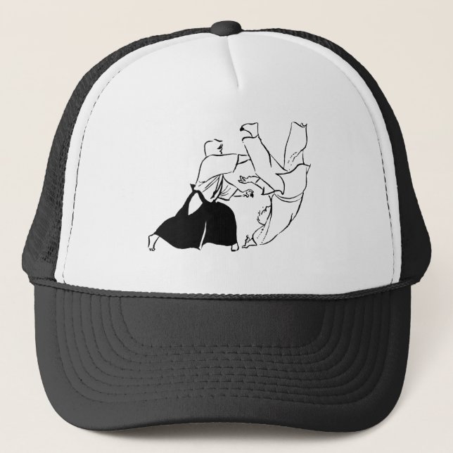 Aikido techniques trucker hat (Front)