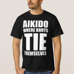 Aikido where the knots tie themselves T-Shirt