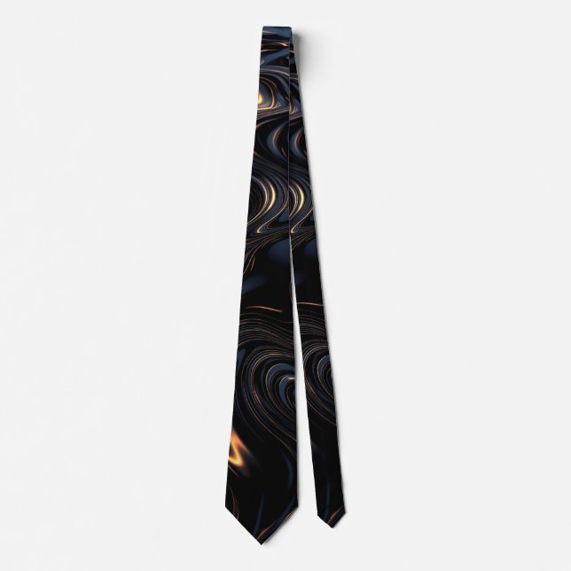 AiKo Beats™ Waveform X – Chrome Edition Neck Tie (Front)