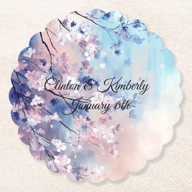 Aiko Customizable Paper Coaster (Front)