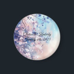 Aiko Customizable Wedding Keepsake - Save The Date Magnet<br><div class="desc">Introducing Aiko Wedding & Party Design, your ultimate destination for elegant floral wedding and party essentials. Our collection boasts a stunning array of plates, cups, napkins, invitations, and more, all beautifully adorned with exquisite floral patterns. Perfect for weddings, bridal showers, baby showers, and any special celebration, these products add a...</div>