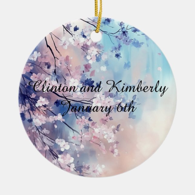 Aiko Gift Tags Ceramic Ornament (Front)