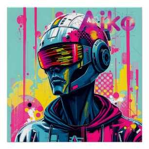 AiKo Grunge Graphic #3 Poster