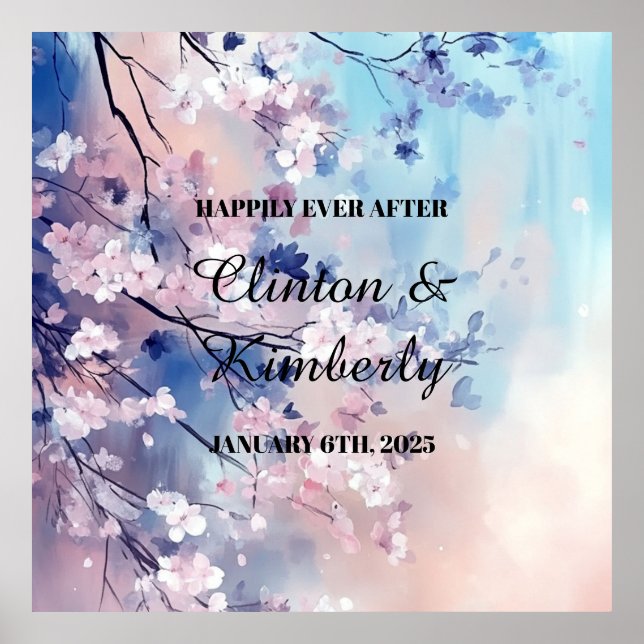 Aiko Wedding Poster Happily Ever After (Front)