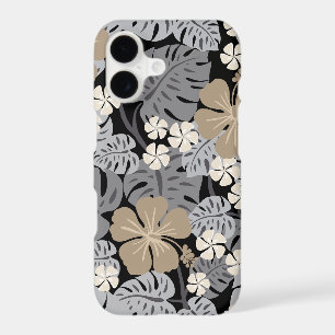 Ailani Hawaiian Hibiscus Tropical - Black iPhone 17 Case