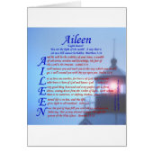 Aileen Acrostic (Front)
