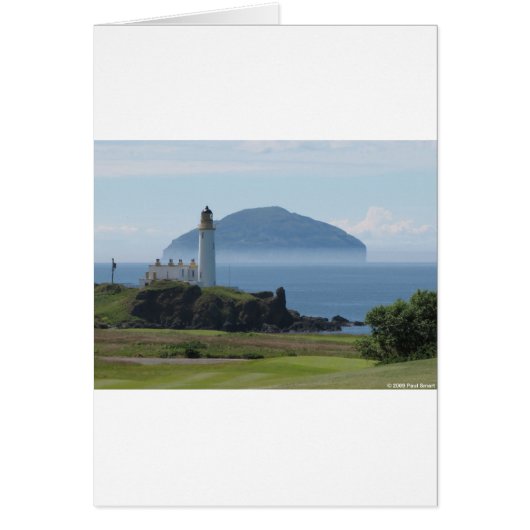Ailsa Craig, Turnberry Lighthouse Cards (Front)