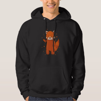 Ailuridae Waving Bear Cat lesser Panda Hoodie