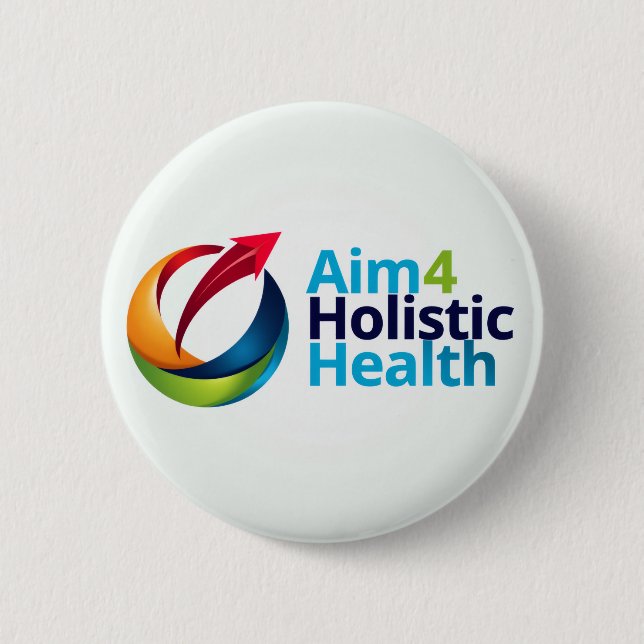 Aim 4 Holistic Health Button (Front)