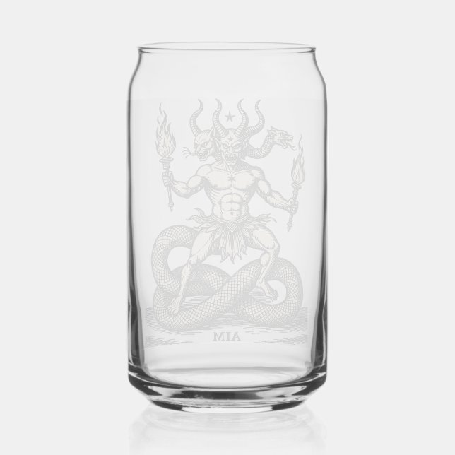 Aim Bringer of the Burning Torch Can Glass (Front)