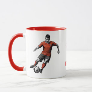 Aim for a goal soccer mug