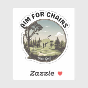 Aim For Chains Sticker