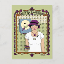 Aim For Happiness_A_ Postcard