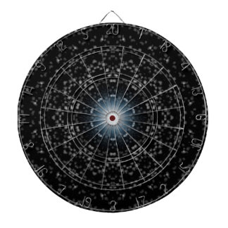 Aim for the Stars Silver Kaleidoscope Dart Board