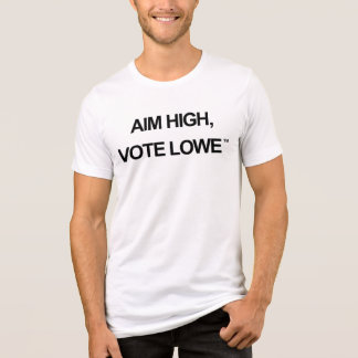 Aim High, Vote Lowe Statement British Map Tri-Blend Shirt