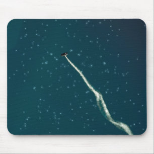 Aim towards stars mouse pad