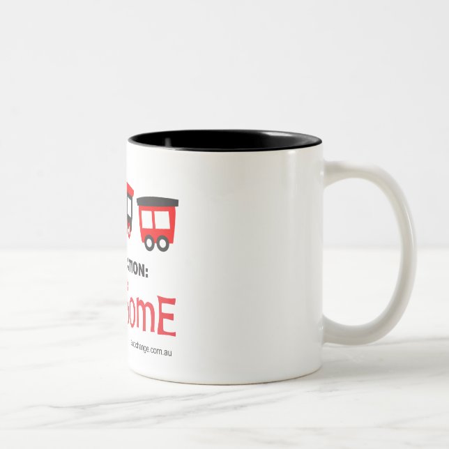 Aim Train - destination: awesome - mug (Right)