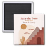 Aimant Save The Date - Terracotta By Ludilabel Magnet at Zazzle