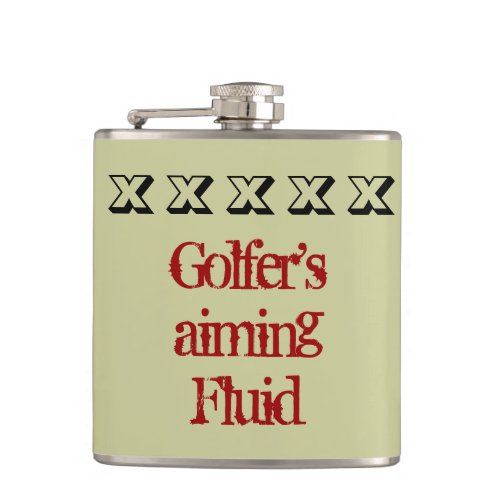 Aiming fluid flask