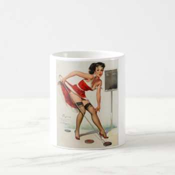 Aiming To Please Pin Up Art Coffee Mug by Pin_Up_Art at Zazzle