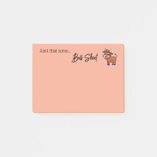 Ain’t That Some Bull Sheet Snarky Funny Quote Post Post-it Notes