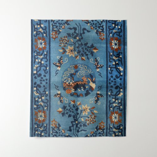 Aincent Chinese Deep Royal Blue  Tapestry