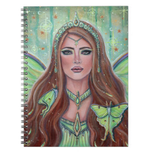 Aine Irish goddess fairy by Renee Lavoie Notebook