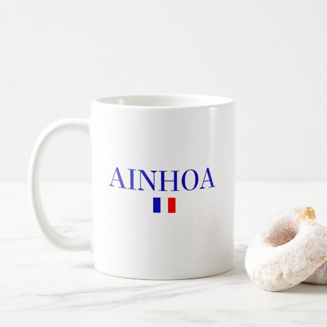 AINHOA France Coffee Mug (With Donut)