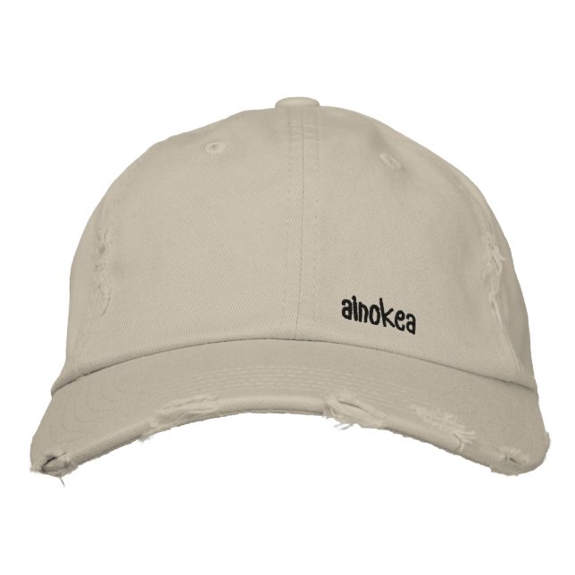ainokea embroidered baseball hat (Front)