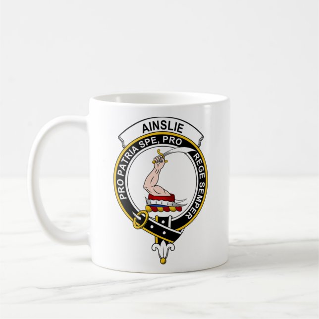 Ainslie Tartan Coffee Mug (Left)