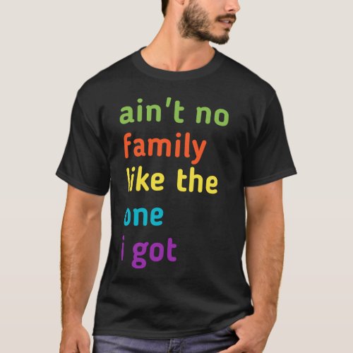 aint no  family like the one i got T_Shirt