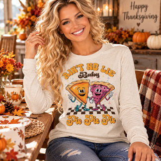Aint No Lie Baby Pie Pie Pie Funny Thanksgiving Tri-Blend Shirt