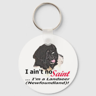 Aint No Saint Keychain