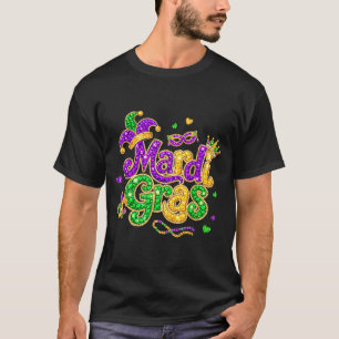 Aint No Shame In My Bead Game Mardi Gras Funny _1  T-Shirt