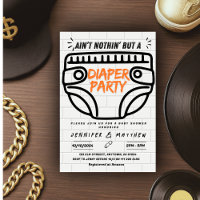 Ain't Nothing But Diaper Party Hip Hop Baby Shower