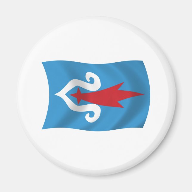 Ainu People Flag Magnet (Front)